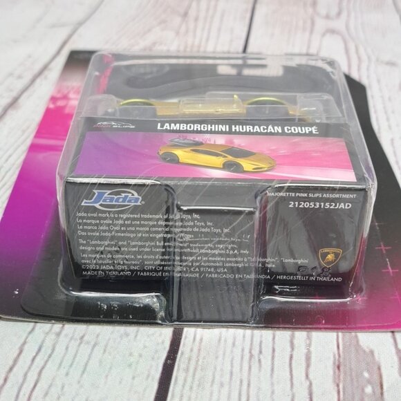 Jada Pink Slips Gold Lamborghini Huracán Coupe 1:64 Diecast, Sealed - Picture 6 of 6